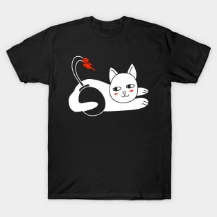 Silly Cat Bomber T-Shirt